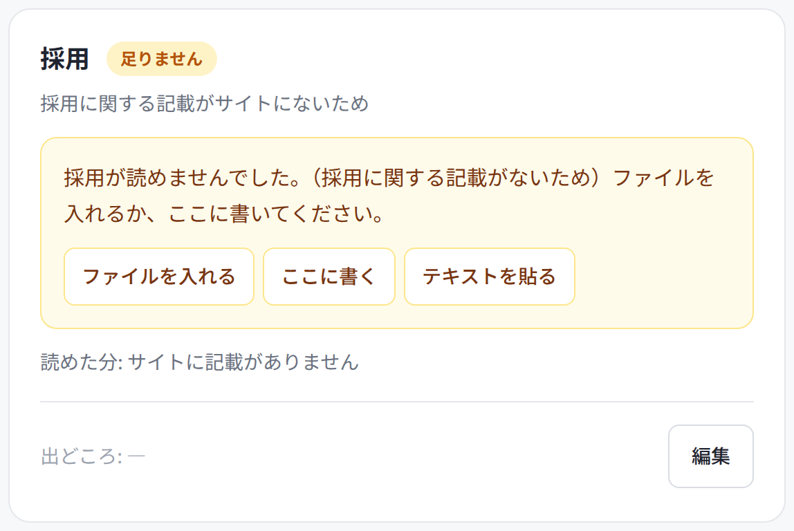 4つのステータス
